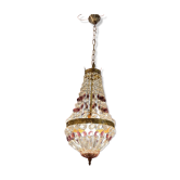 Lustre italien Crystal Basket