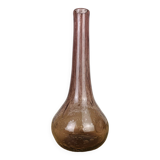 Vase soliflore verre bullé Biot violet