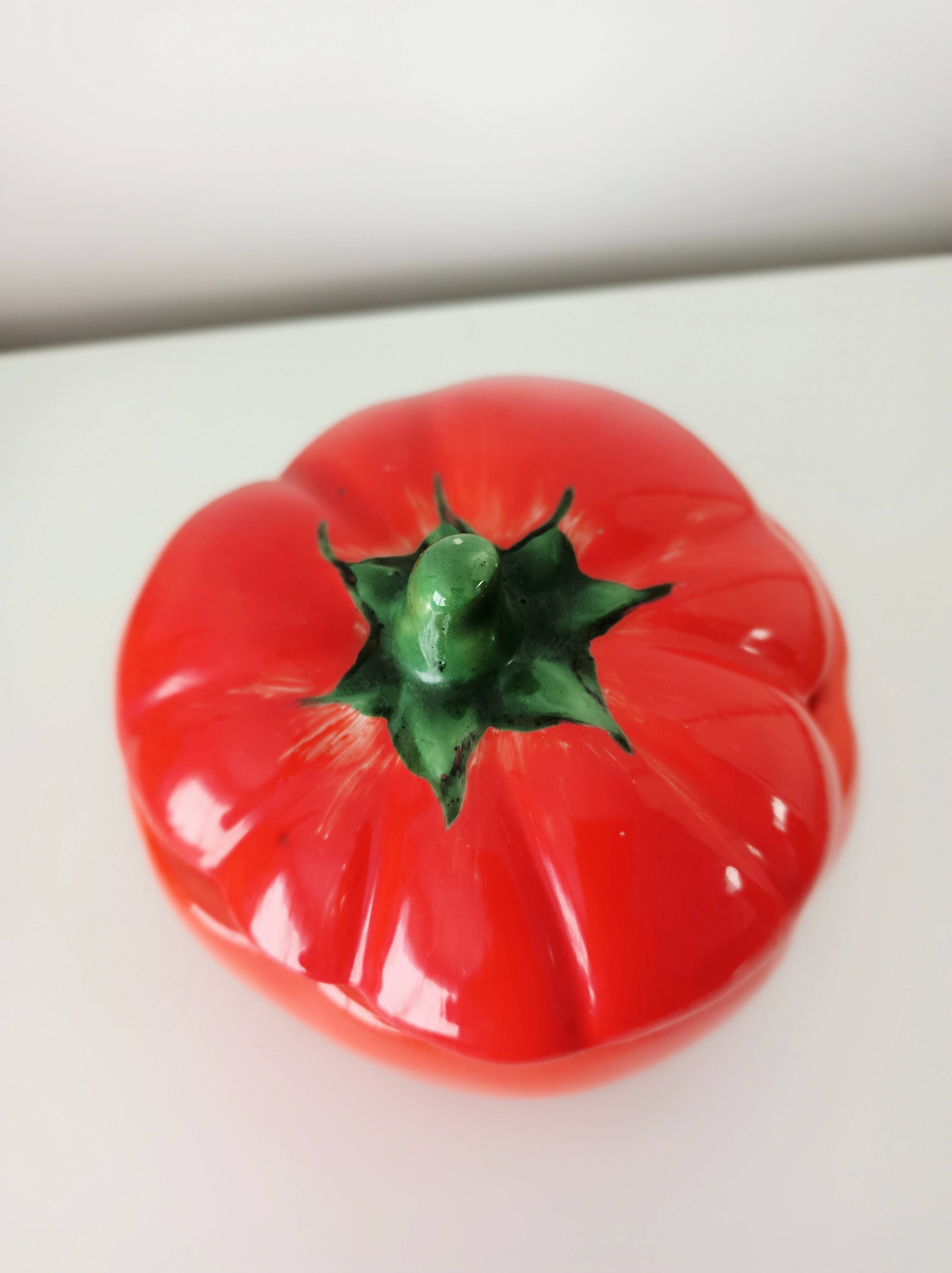 Moutardier tomate, style barbotine