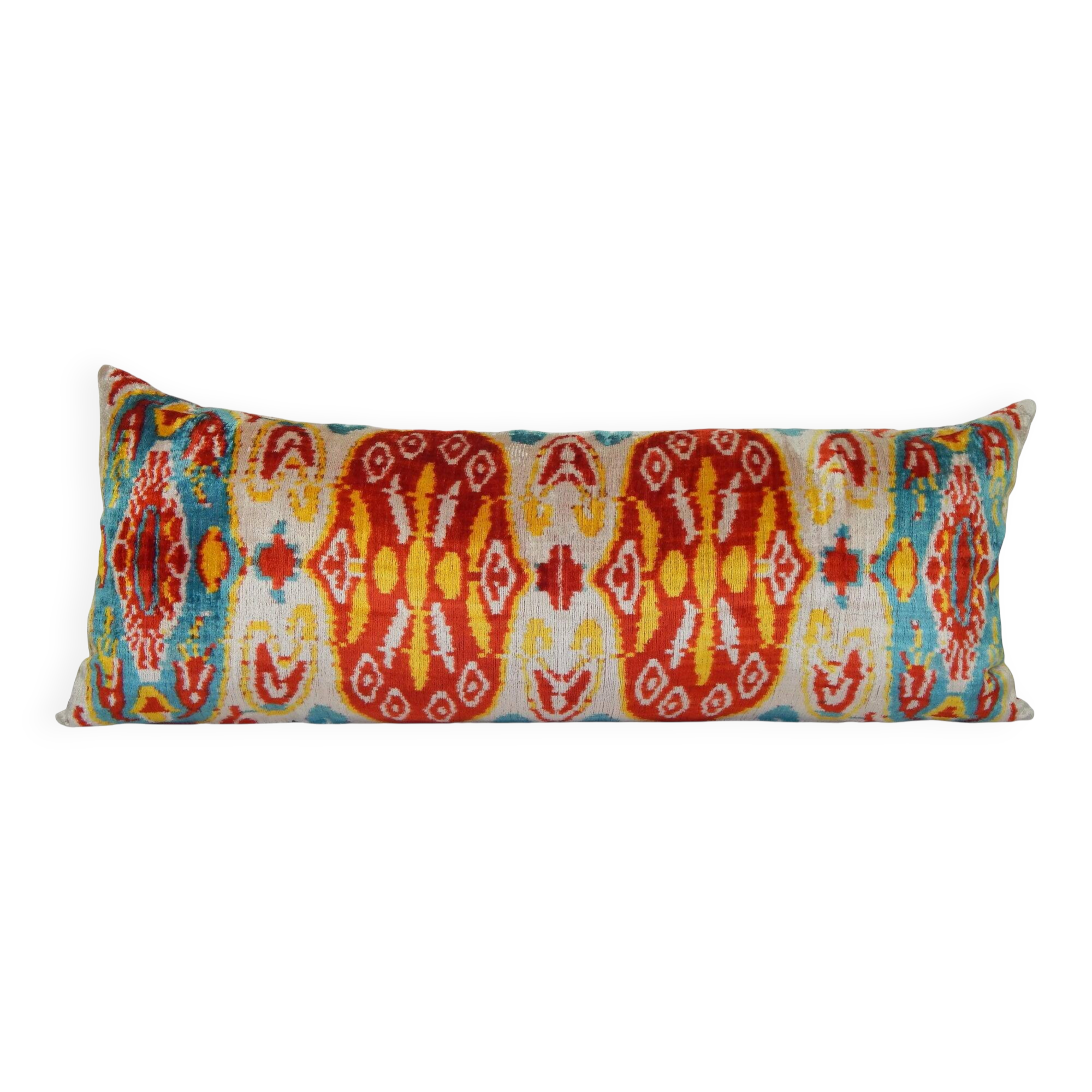 Vintage ikat cushion cover 107x41 cm