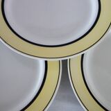 6 assiettes à dessert vintage faïence de Badonviller