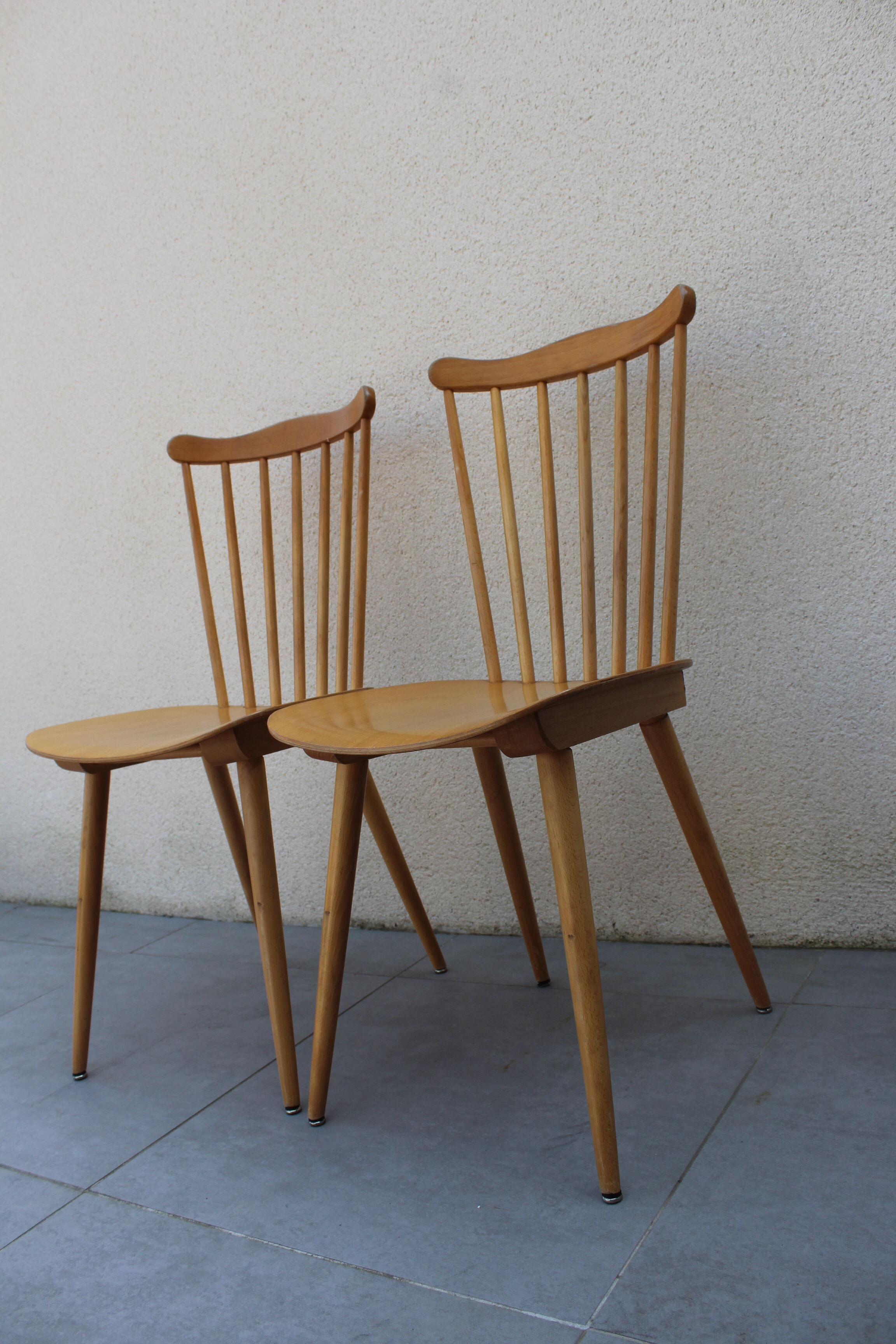 Two  bistro chairs