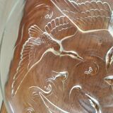 Art deco cup in pressed glass paste