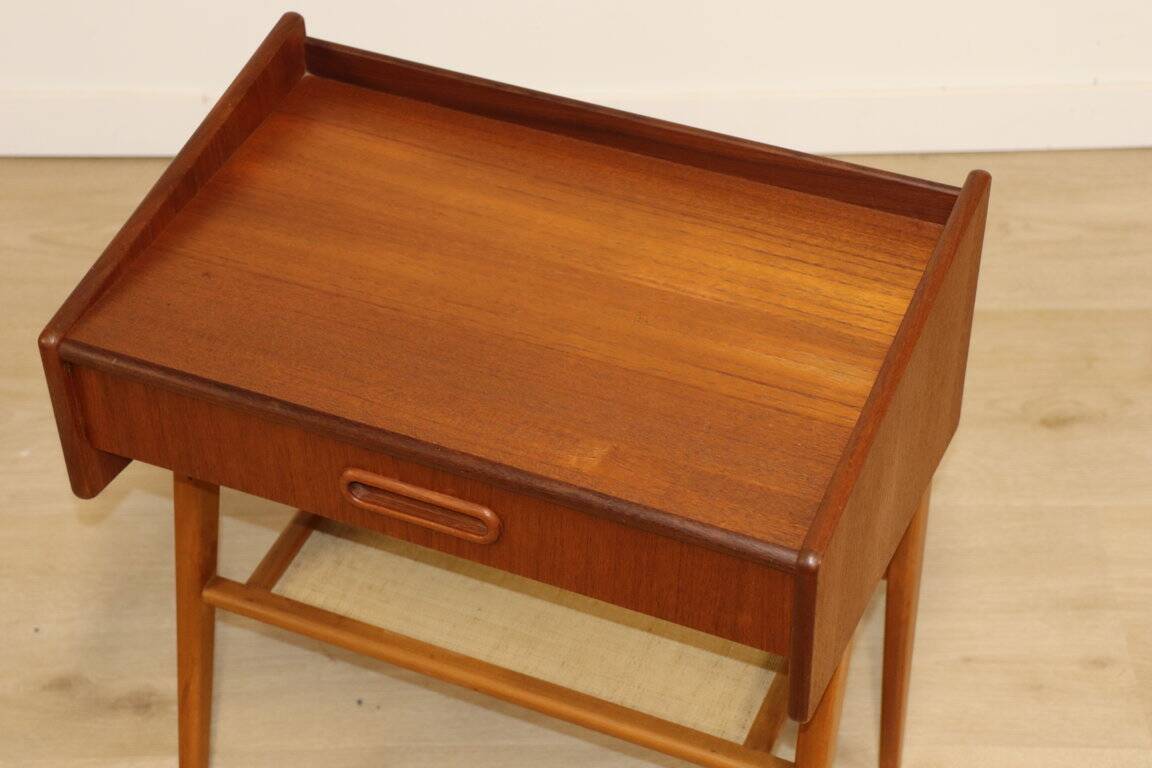 Scandinavian teak bedside table, 1960
