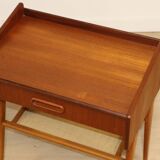 Scandinavian teak bedside table, 1960