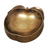 Brass apple shaped ashtray