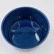Vintage blue glazed ceramic gratin dish from the 1970s.