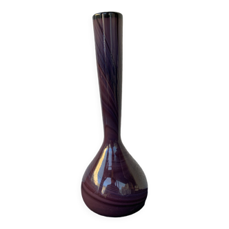 Modernist Purple Glass Vase 60s