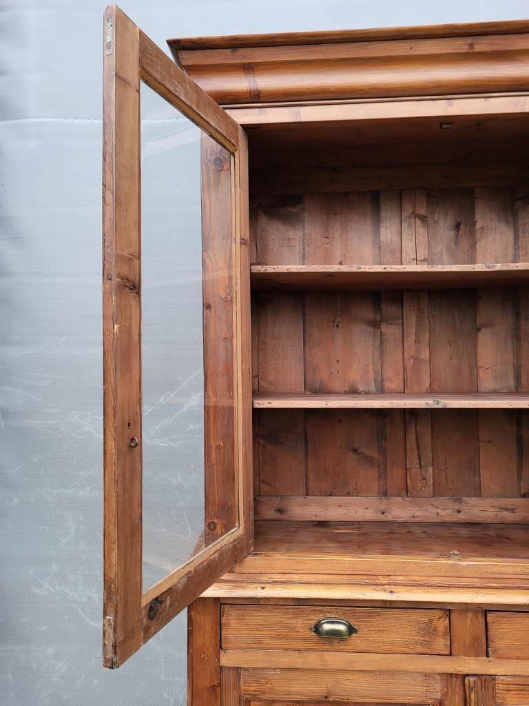 Buffet library showcase honey patina between sea and mountains