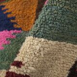 Vintage Turkish Oushak Rug Handwoven 115x145 cm