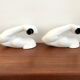 Vintage ceramic wall lamp by JC Peiré 80s