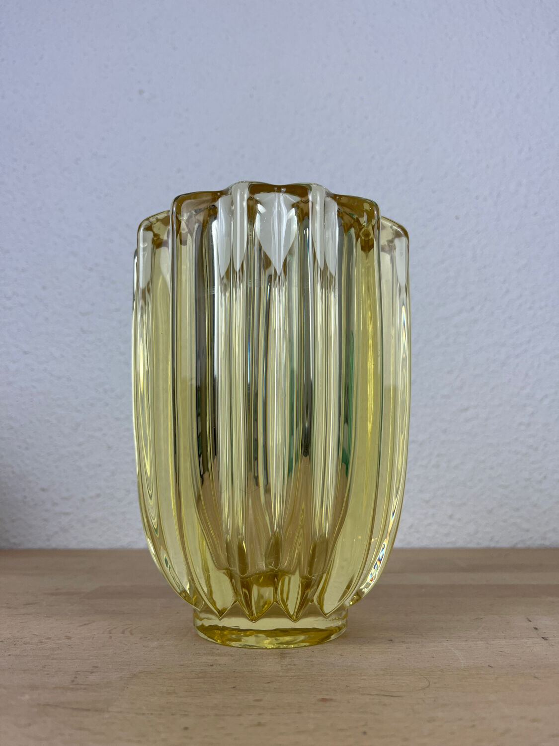 Vase art déco Pierre d’Avesn jaune
