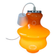 Orange opaline