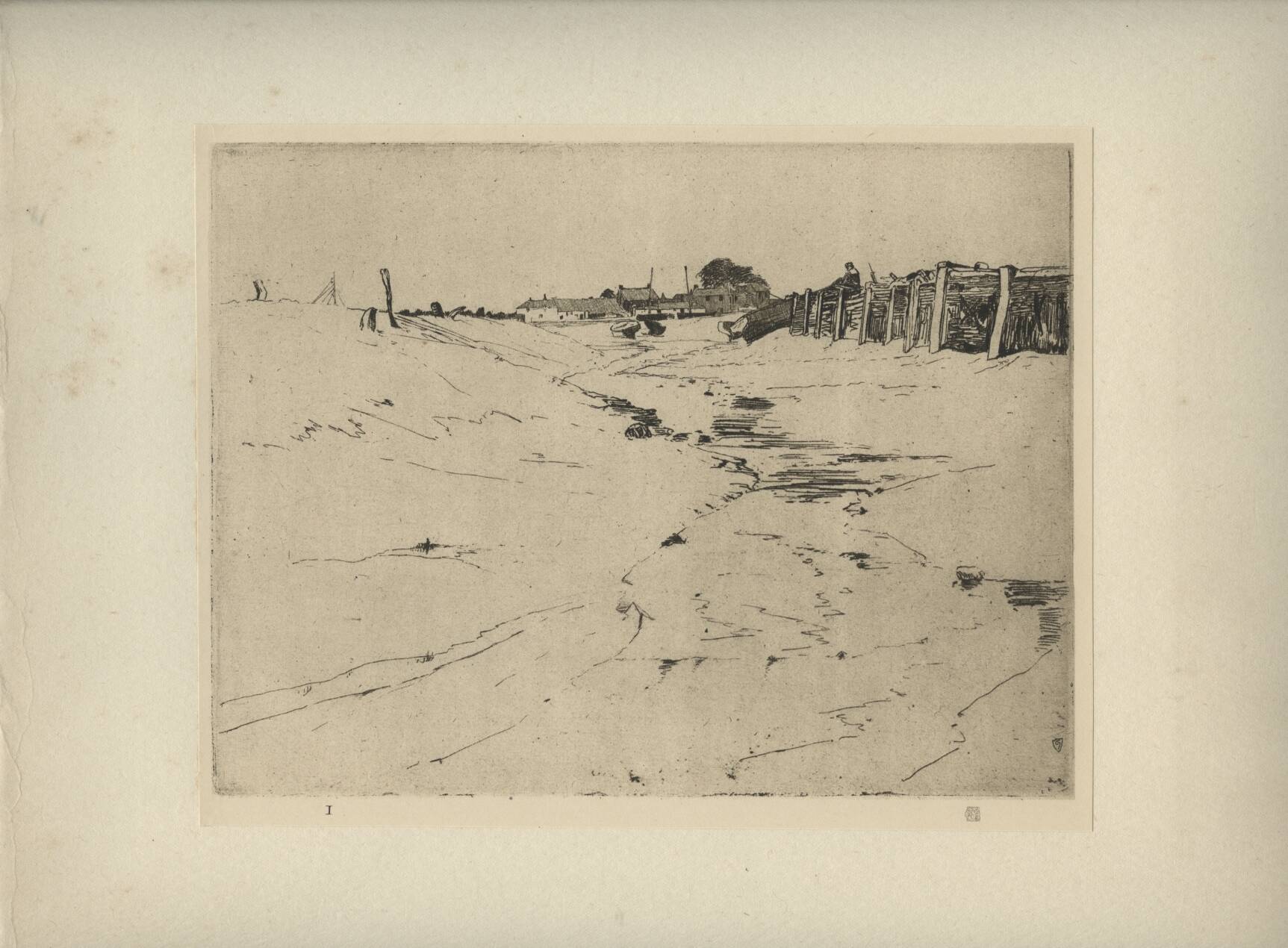 For Flora, 2 Reproductions engraving Frank Short, Plate 1 and 2