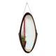 Italian solid teak mirror, 1960