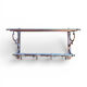 Art Deco wall coat rack shelf