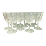 Set de 11 verres à vin vintage