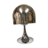 70s chrome mushroom lamp