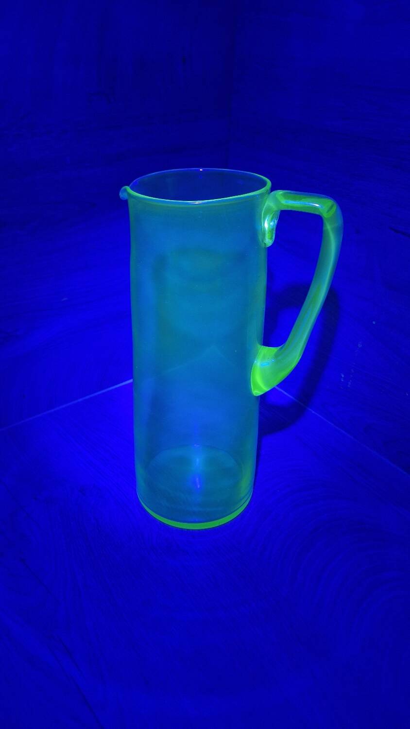 Old pitcher in opaline