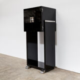 60s Piano lacquered cabinet art deco style