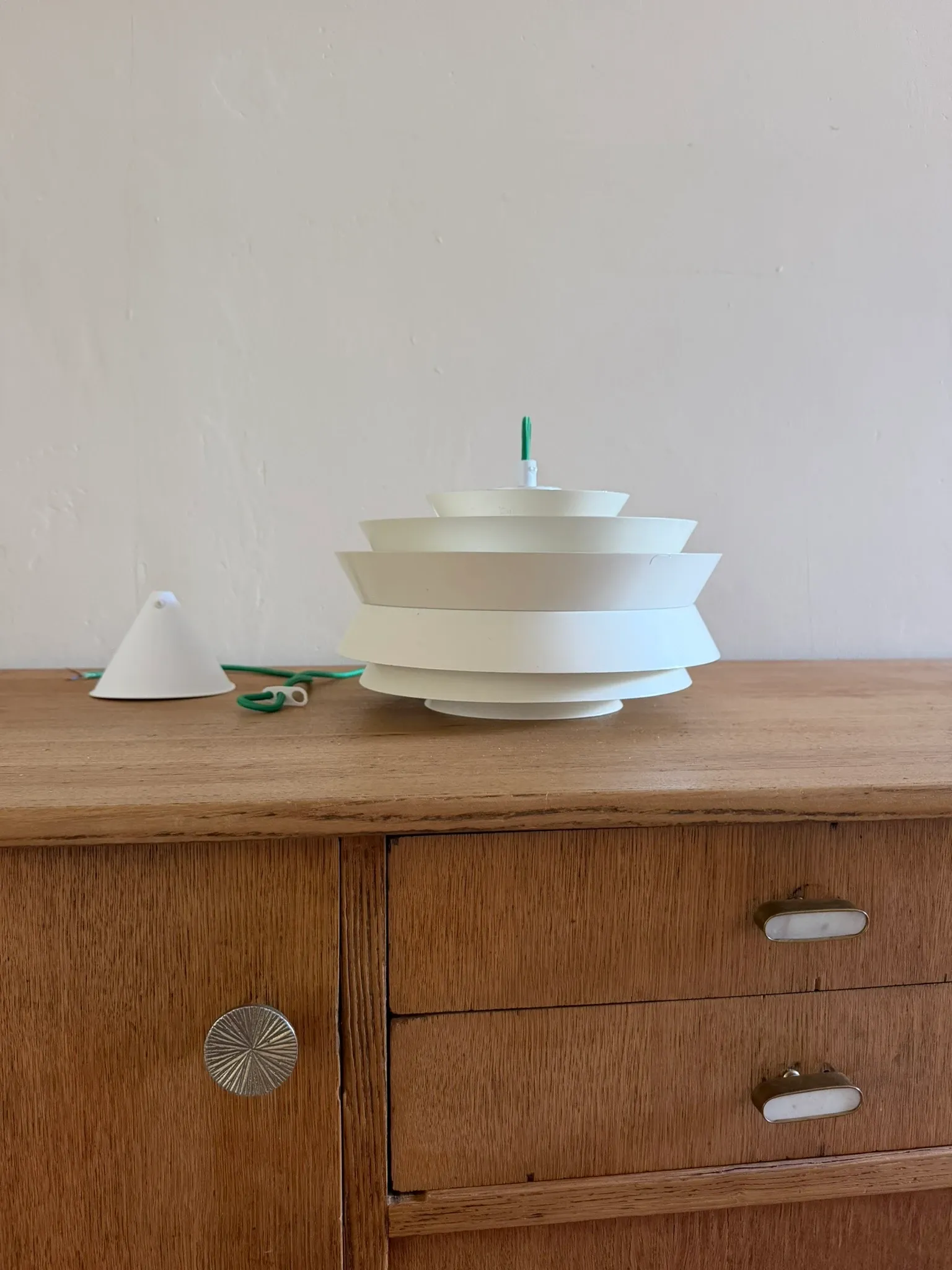 Vintage Carl Thore Trava pendant - Swedish design lamp - Granhaga