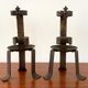 Vintage wrought iron candle holders from the 70s