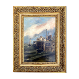 Painting Marine Dutch School XIXth