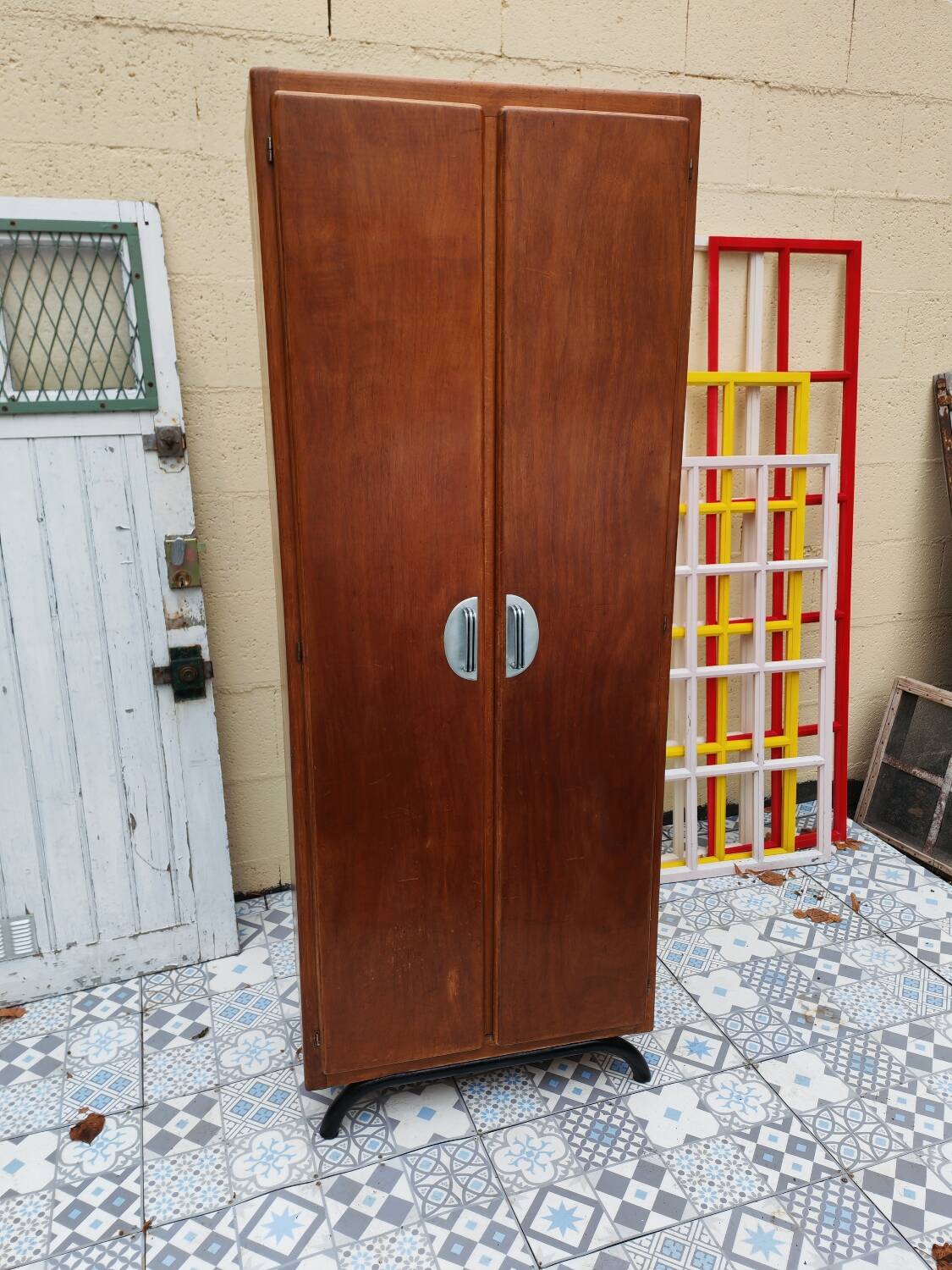 Old boarding school wardrobe - 1950s