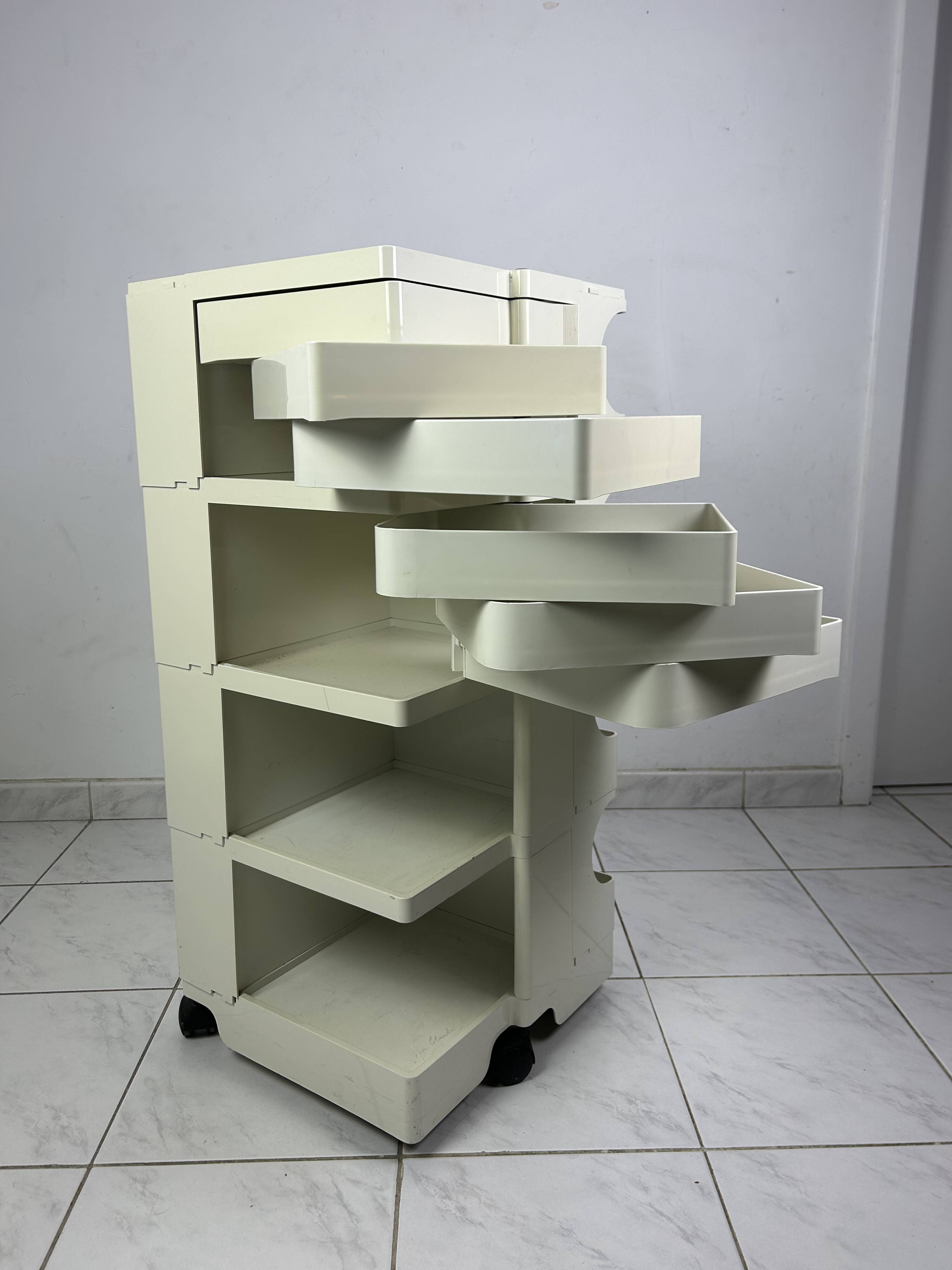 Vintage Boby trolley Joe Colombo Bieffeplast space age