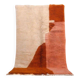 Handmade natural wool rug, size 200 x 300 cm