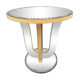 1950s Pedestal Table