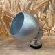 Brushed steel wall lamp from the 1970s - space age style