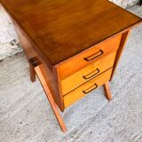 Vintage storage cabinet with 3 drawers, Circa 50's