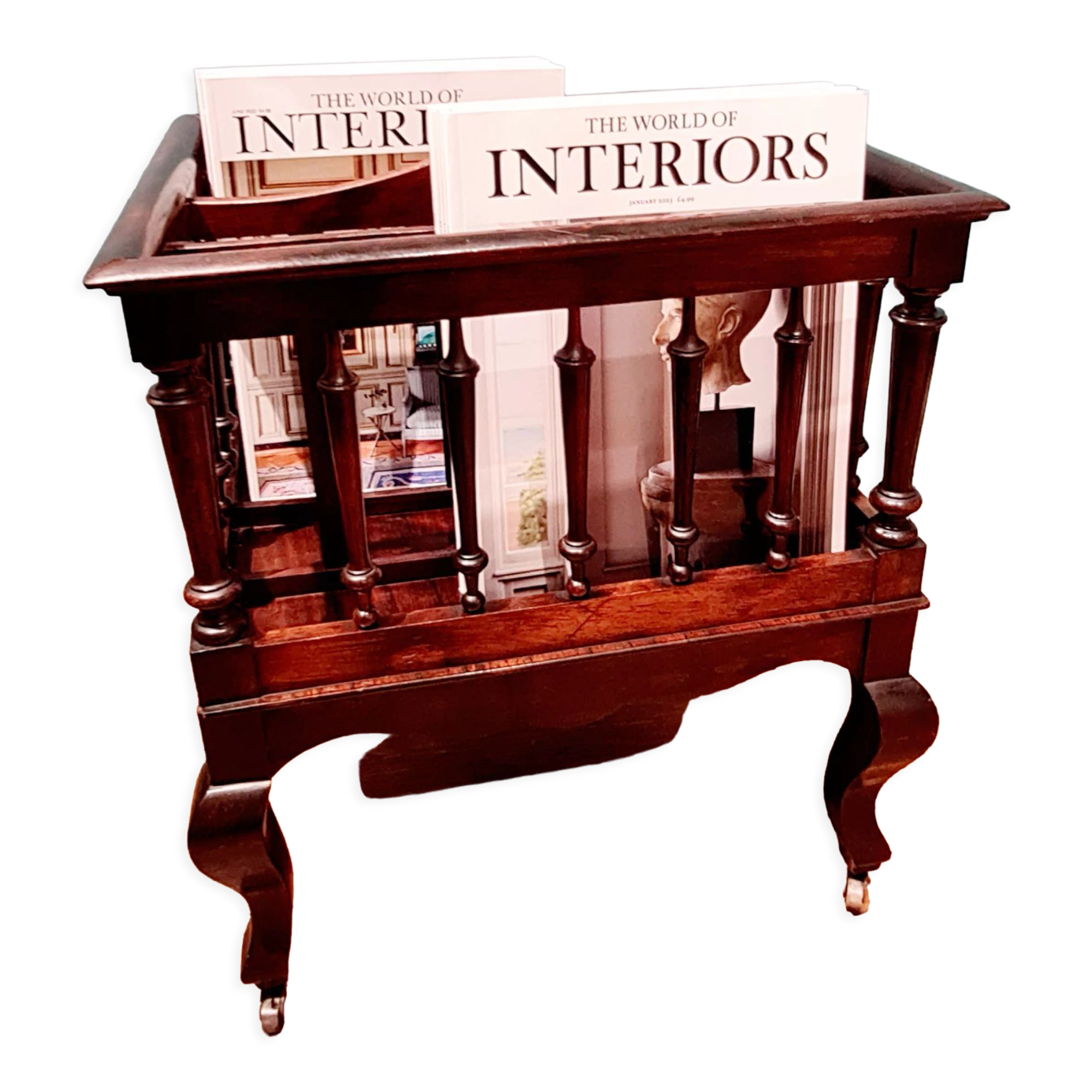 English magazine holder nineteenth century