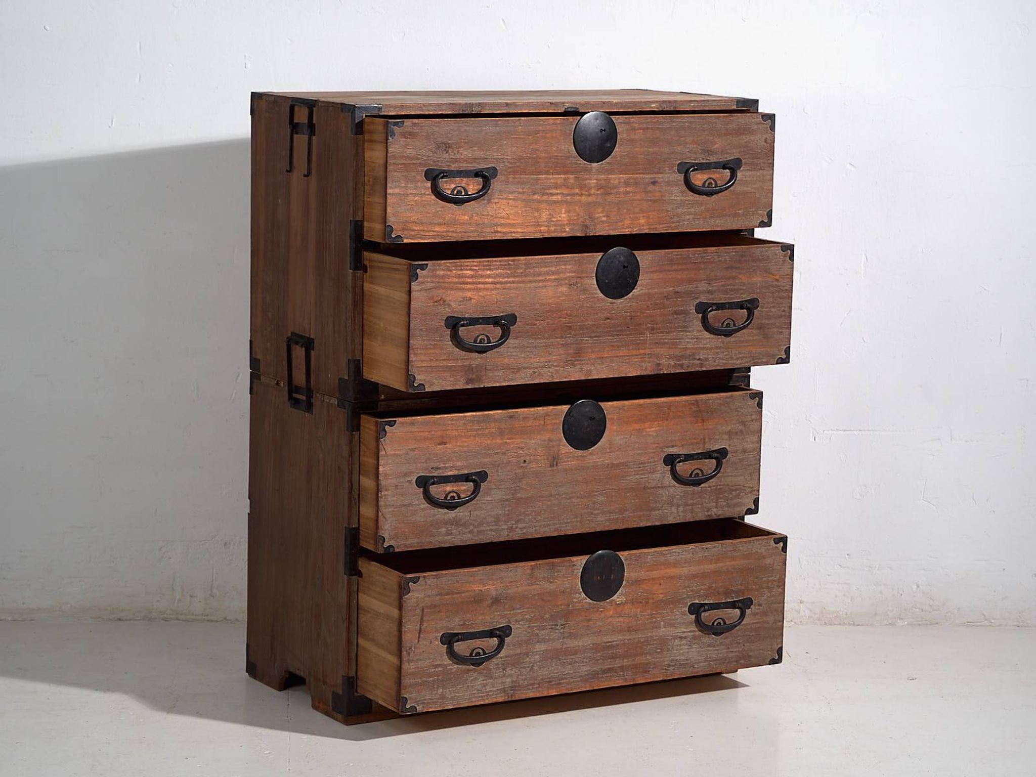 Old Japanese Tansu Chest – Meiji / Taishō Period (c.1868-1926) #24