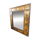 Chinese-inspired wooden mirror