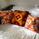 Coussin décoratif au Punch Needle 70