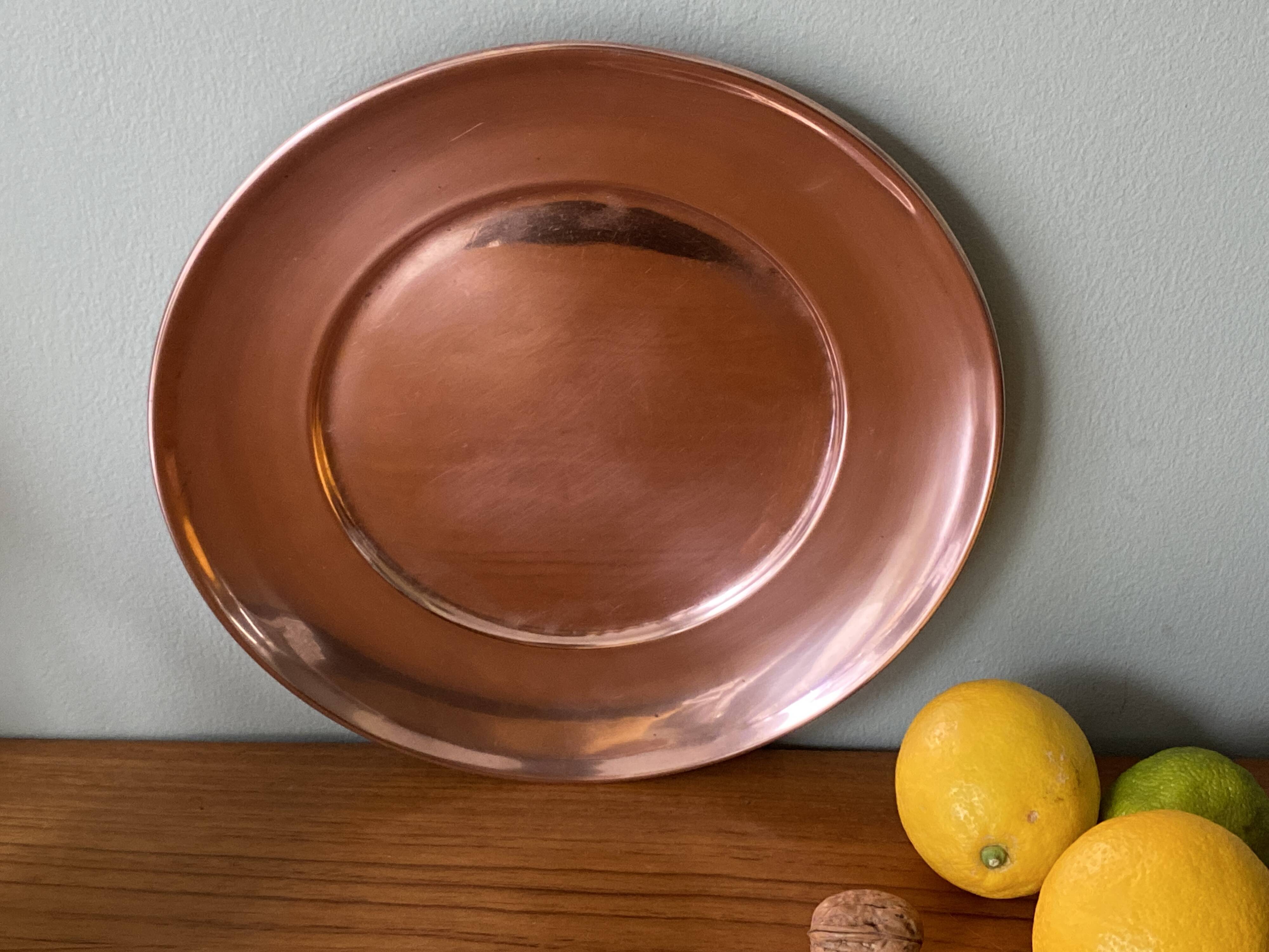 Copper dish / plate