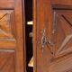Antique Louis XIII wardrobe, diamond points