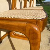 Suite de 4 chaises Baumann « Traineau »