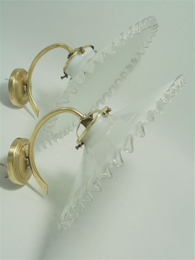 Pair of wall lamps