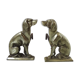 Pair of "dog" channels in solid bronze 30/40