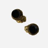 Old pair of vintage Hein Holon Israel cactus candlesticks