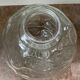 large 1970s moulded glass globe