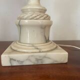 Marble baluster lamp base 44.5cm