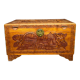 Coffre de camphre sculpté chinois