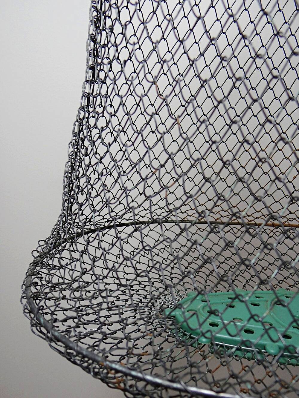 Vintage XL fishing net or basket Maillinox from the 80s-90s.