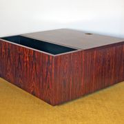 Vintage Scandinavian rosewood bar/planter coffee table