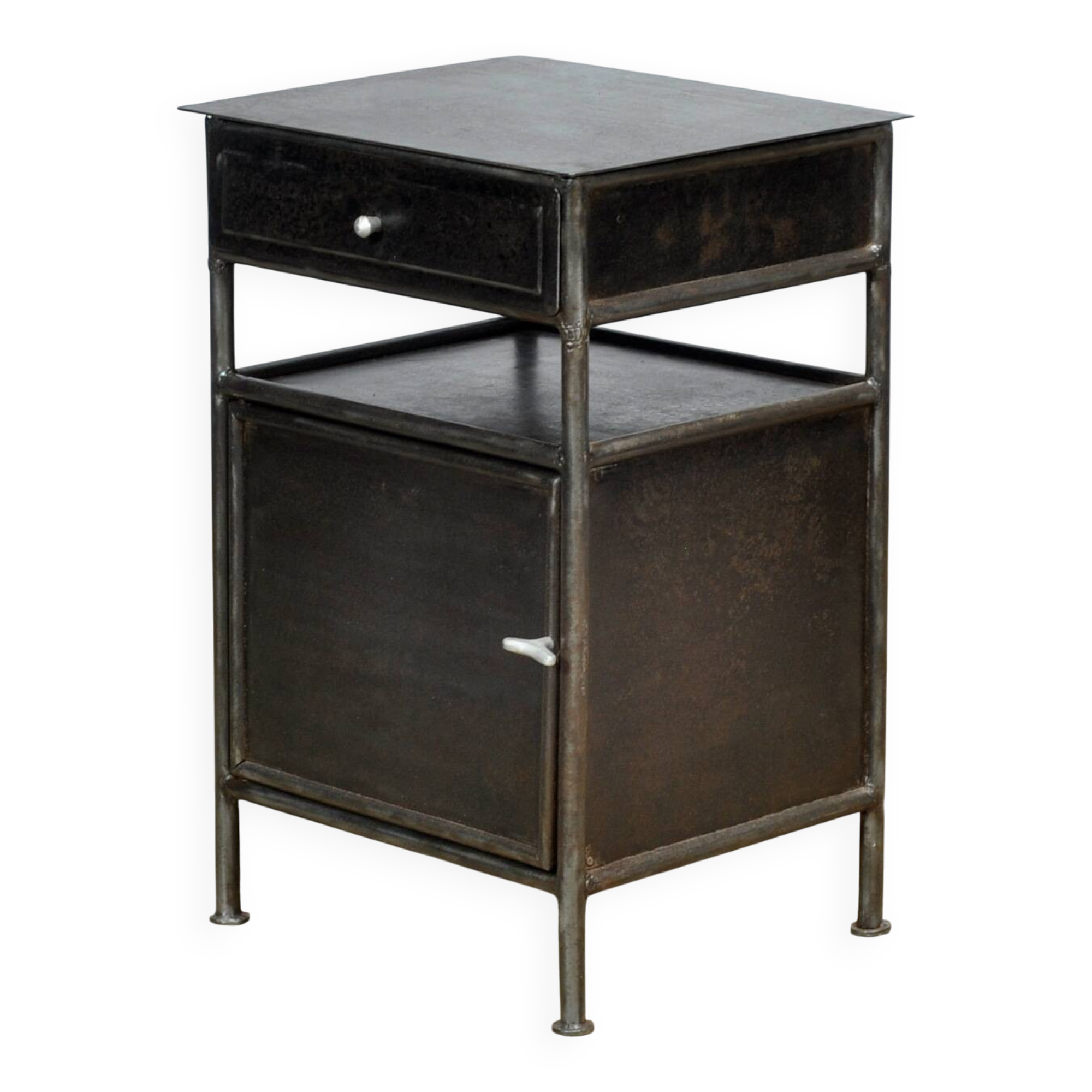Iron Nightstand, circa 1920