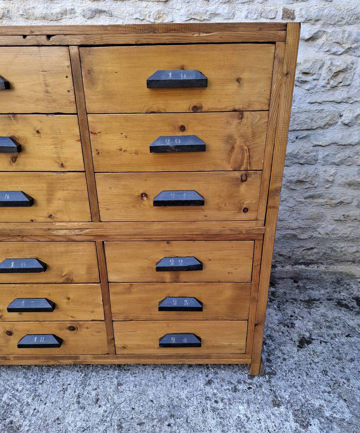 Craft cabinet with drawers